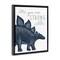 Stupell Industries You Are Strong Dinosaur Floating Frame, design by Elizabeth Tyndall